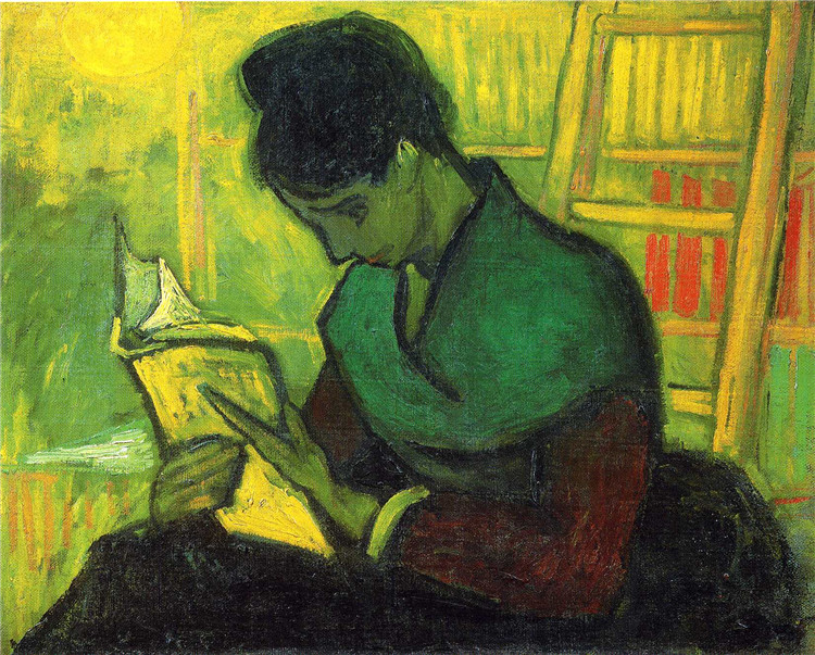 The Novel Reader Van Gogh Oil Painting